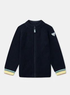 Knitwear, Sweater, Cardigan-Sergent Major Navy KIDS CARDIGAN
