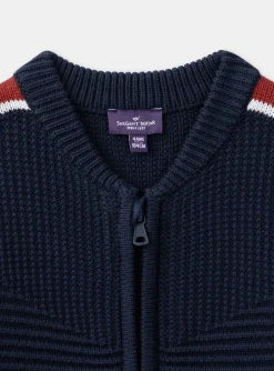 Knitwear, Sweater, Cardigan-Sergent Major Navy KIDS CARDIGAN