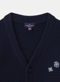 Knitwear, Sweater, Cardigan-Sergent Major Navy KIDS CARDIGAN