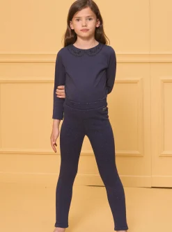 Sweatpants | Trousers, Jeans And Legging-Sergent Major Navy LEGGINGS (bottom)