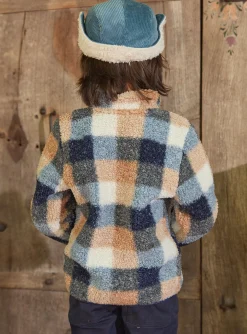 Knitwear, Sweater, Cardigan-Sergent Major Navy POLAR KIDS CARDIGAN