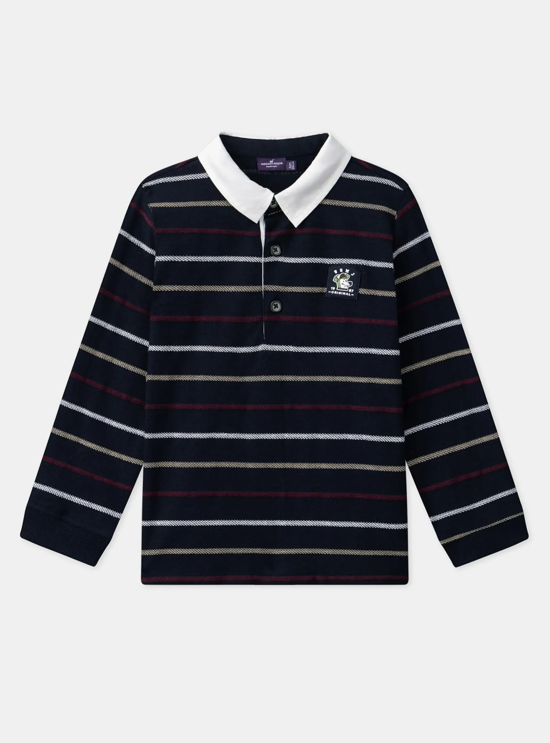Knitwear, Sweater, Cardigan | T-shirt, Polo Shirt-Sergent Major Navy POLO SHIRT