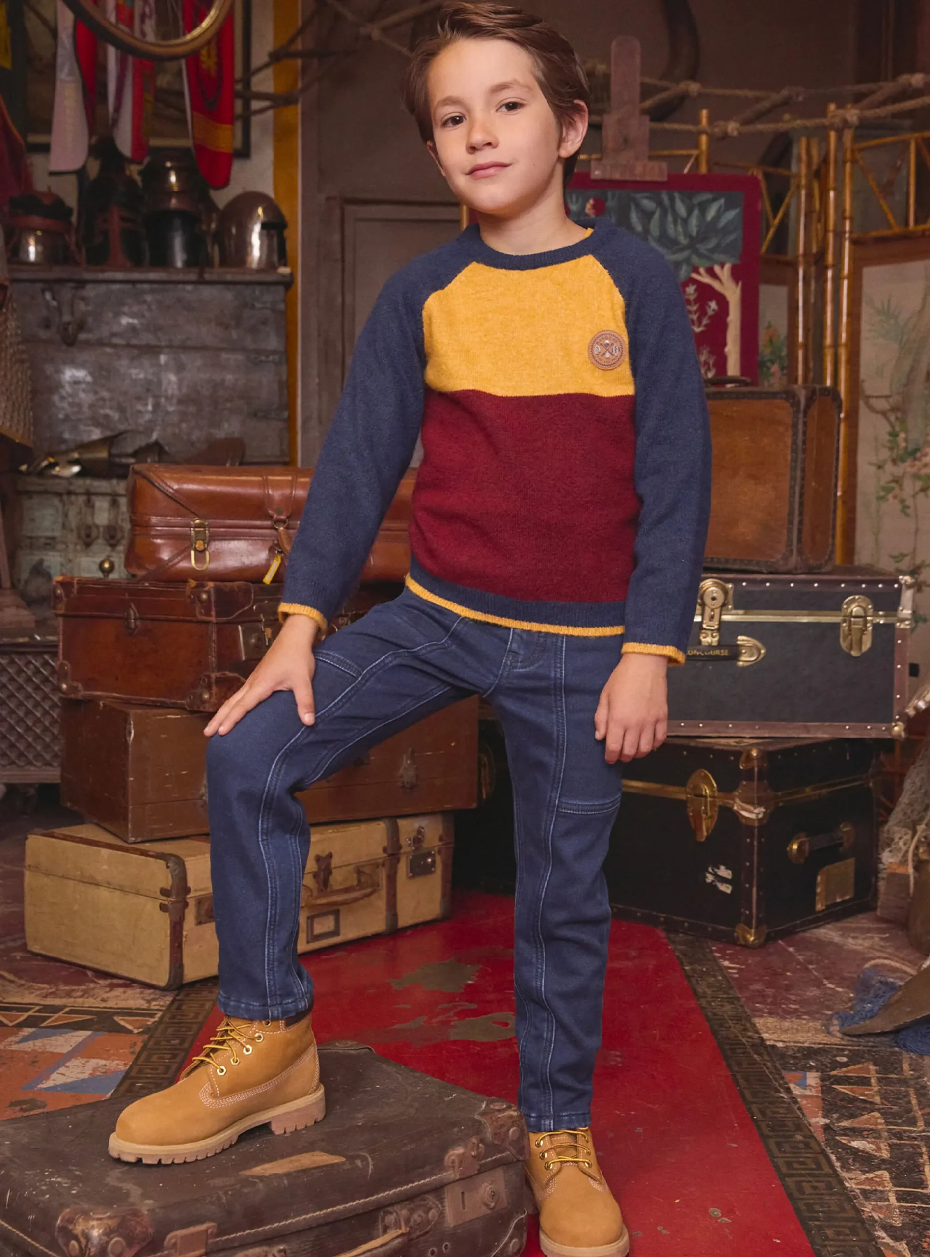 Knitwear, Sweater, Cardigan-Sergent Major Navy PULLOVER