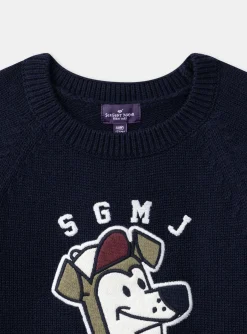 Knitwear, Sweater, Cardigan-Sergent Major Navy PULLOVER