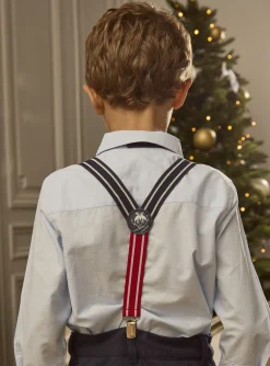 Bags-Sergent Major Navy SUSPENDERS / STRAPS / BRACES
