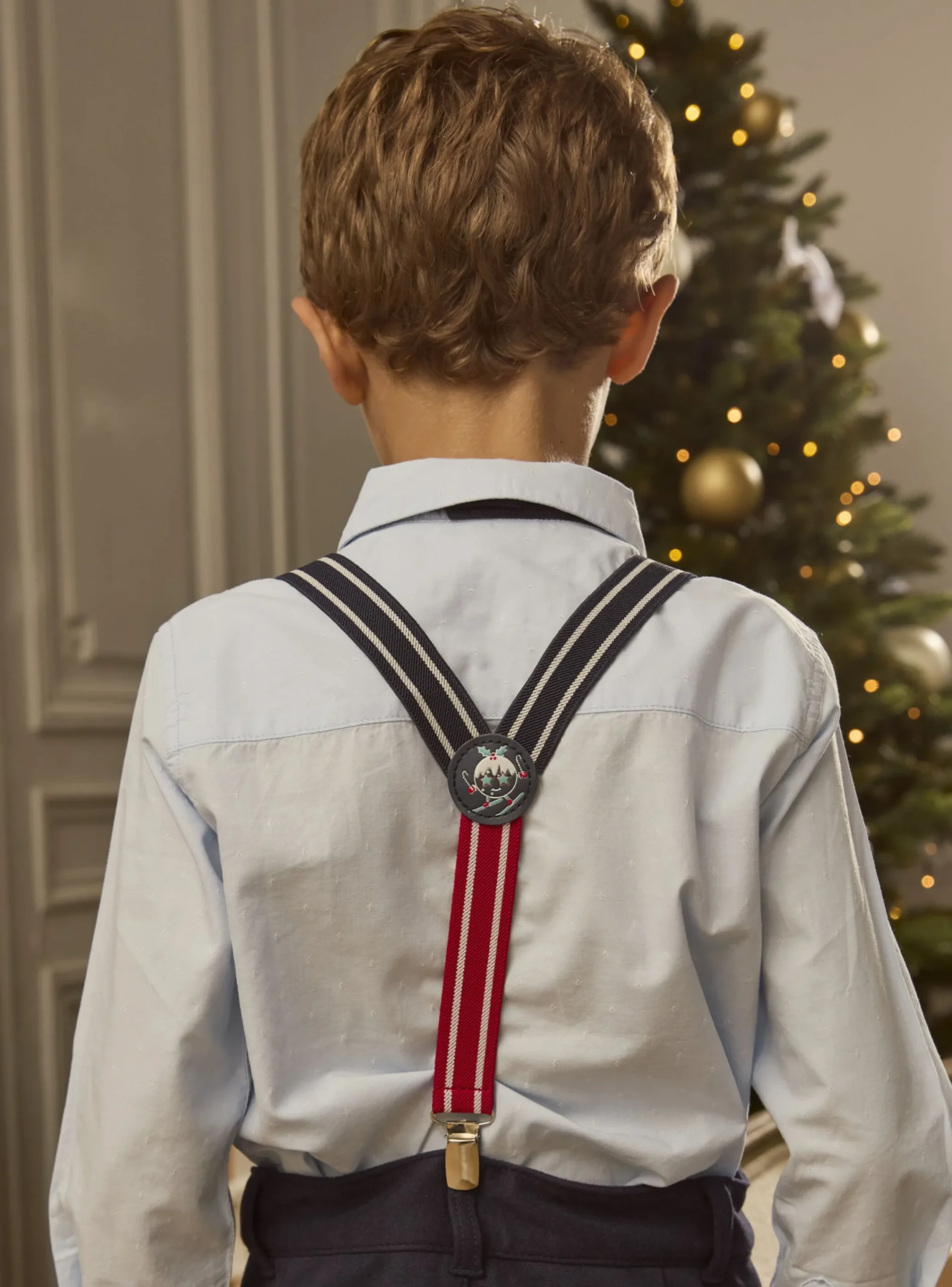 Bags-Sergent Major Navy SUSPENDERS / STRAPS / BRACES