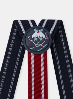 Bags-Sergent Major Navy SUSPENDERS / STRAPS / BRACES
