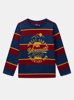 T-shirt, Polo Shirt-Sergent Major Navy TEE SHIRT LS