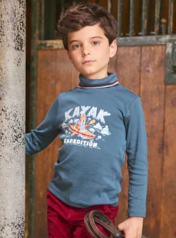 Knitwear, Sweater, Cardigan-Sergent Major Navy TURTLE NECK