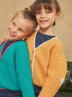 Knitwear, Sweater, Cardigan-Sergent Major Ochre cardigan