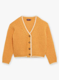 Knitwear, Sweater, Cardigan-Sergent Major Ochre cardigan