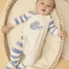 Baby Jumpsuits-Sergent Major Off white BABYGROW