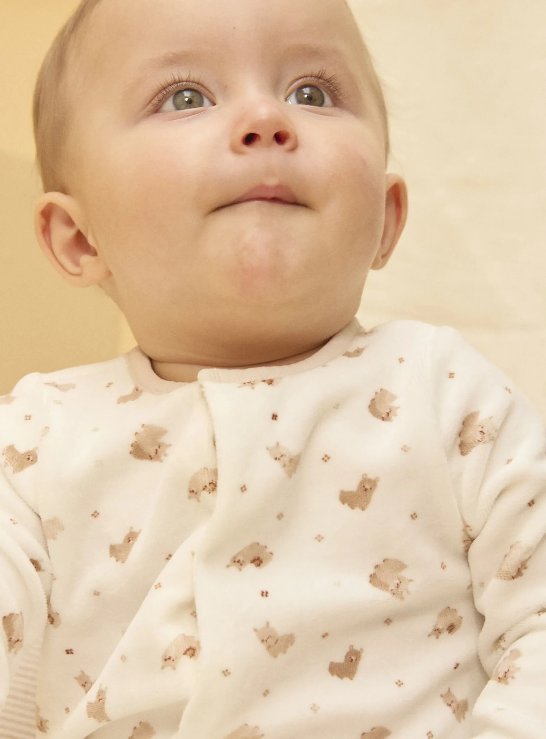 Baby Jumpsuits-Sergent Major Off white BABYGROW