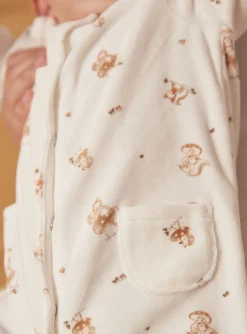 Baby Jumpsuits-Sergent Major Off white BABYGROW