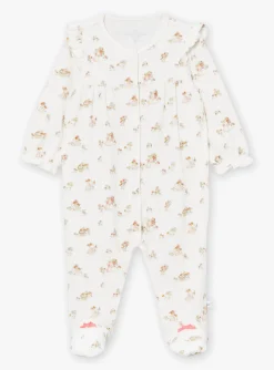 Baby Jumpsuits-Sergent Major Off white BABYGROW