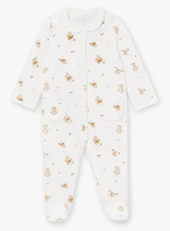 Baby Jumpsuits-Sergent Major Off white BABYGROW