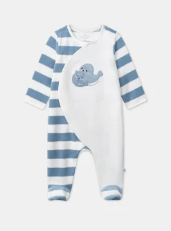 Baby Jumpsuits-Sergent Major Off white BABYGROW