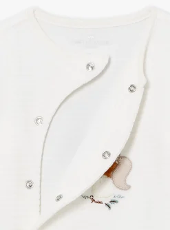 Baby Jumpsuits-Sergent Major Off white BABYGROW