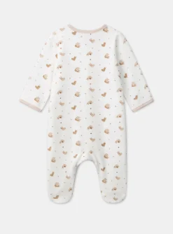 Baby Jumpsuits-Sergent Major Off white BABYGROW