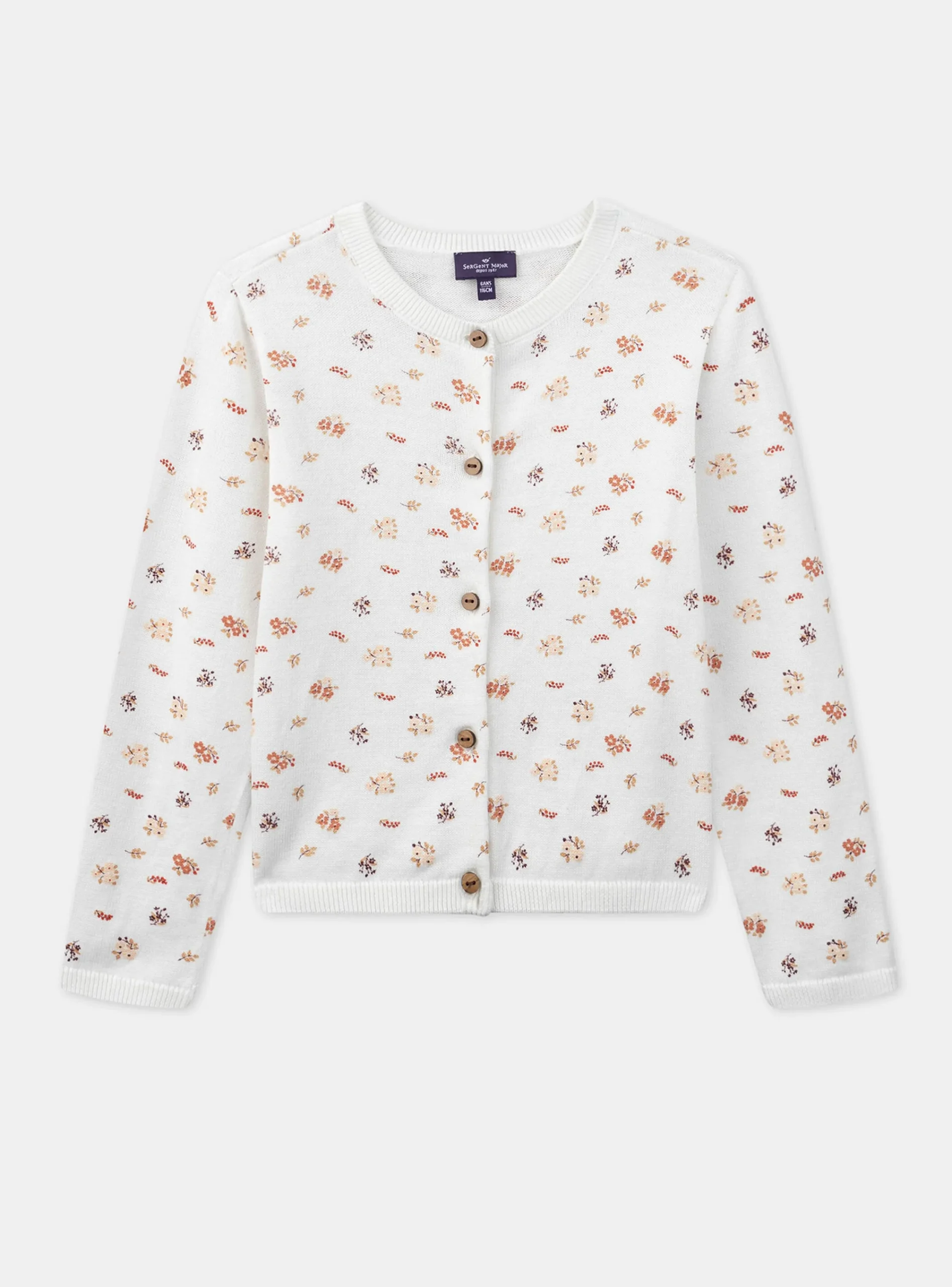 Knitwear, Sweater, Cardigan-Sergent Major Off white CARDIGAN