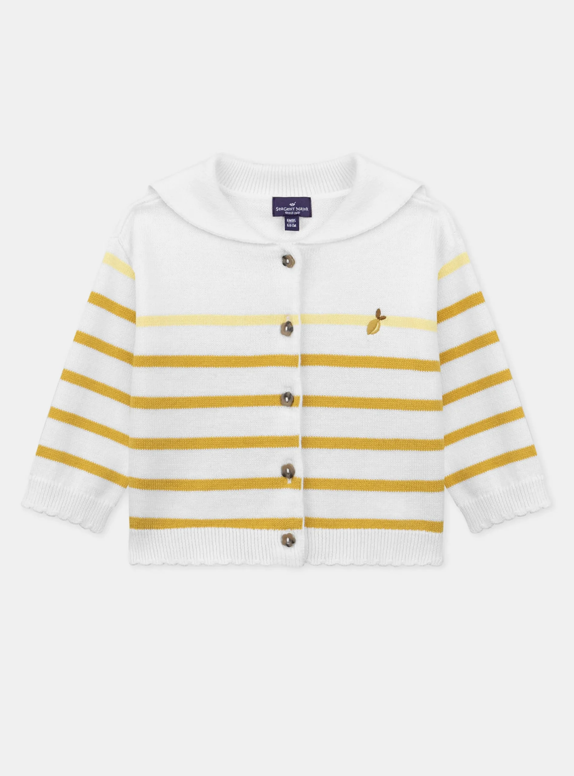 Knitwear, Sweater, Cardigan | Knitwear, Sweater, Cardigan-Sergent Major Off white CARDIGAN