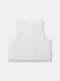 Knitwear, Sweater, Cardigan | Knitwear, Sweater, Cardigan-Sergent Major Off white CARDIGAN WHITHOUT SLEEVES