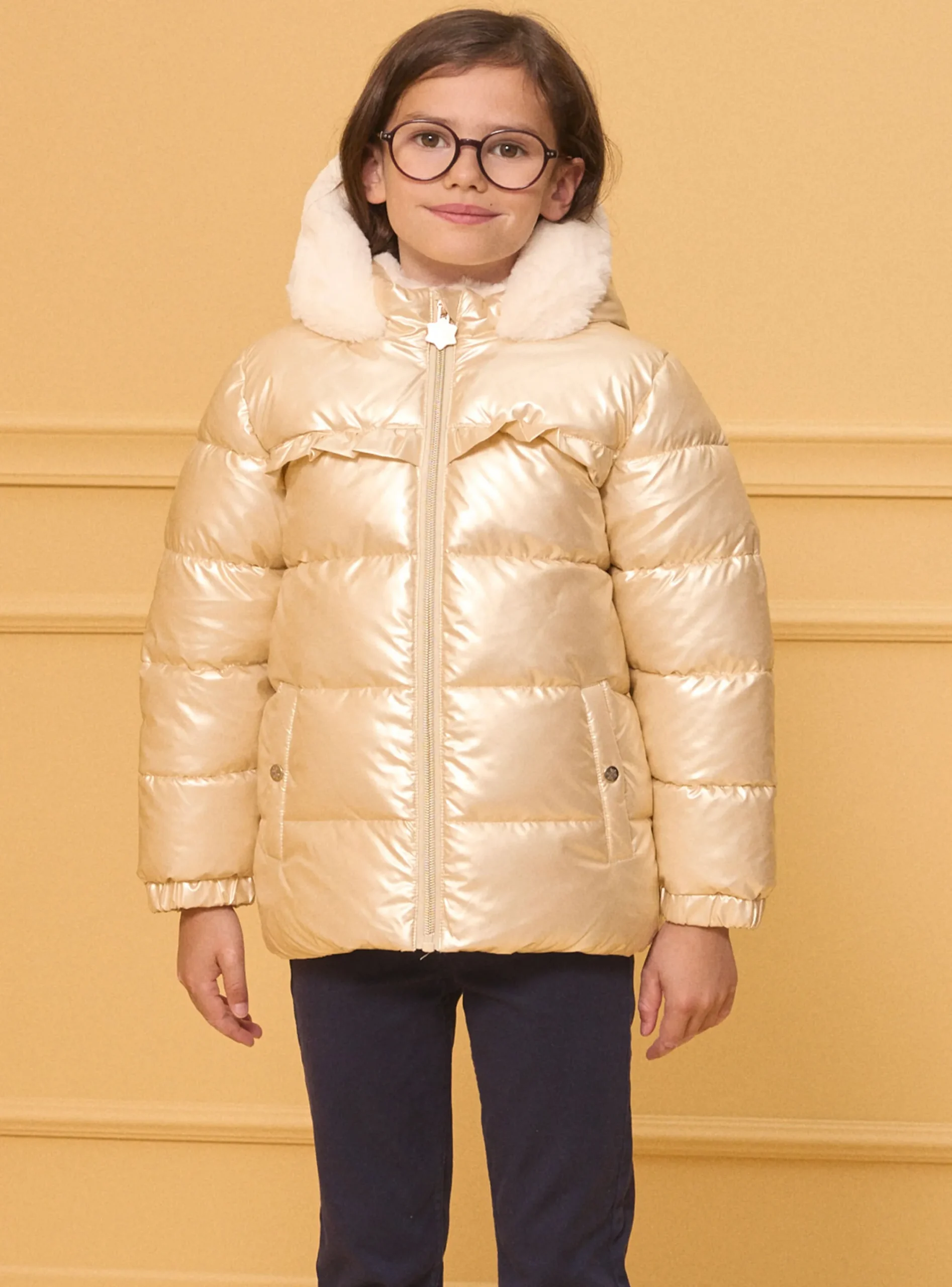 Coat, Parka, Jacket-Sergent Major Off white DOWN JACKET