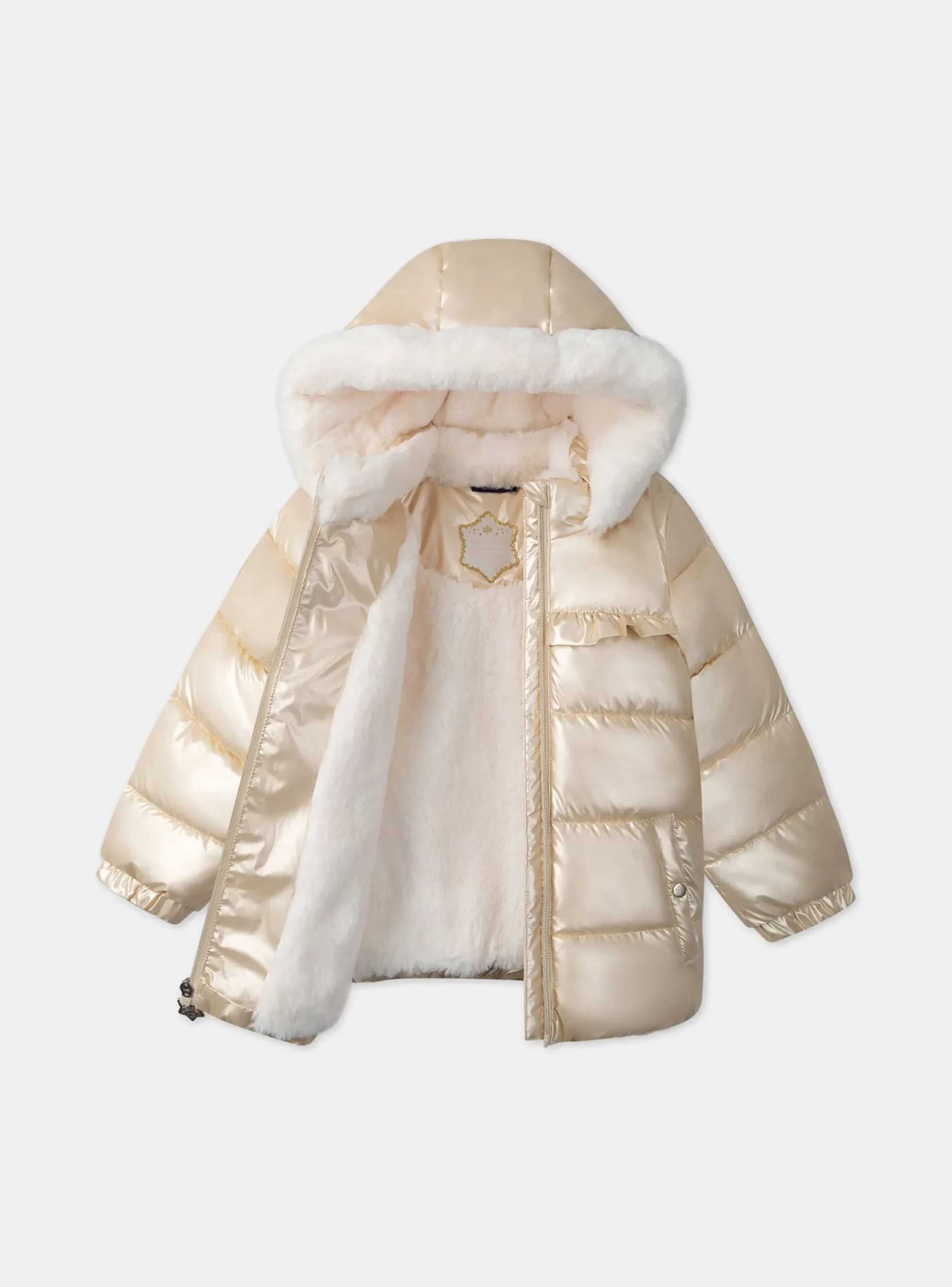 Coat, Parka, Jacket-Sergent Major Off white DOWN JACKET
