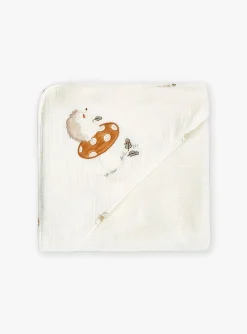Hat, Mittens-Sergent Major Off white HOODED BATH TOWEL - (BATH) MITT