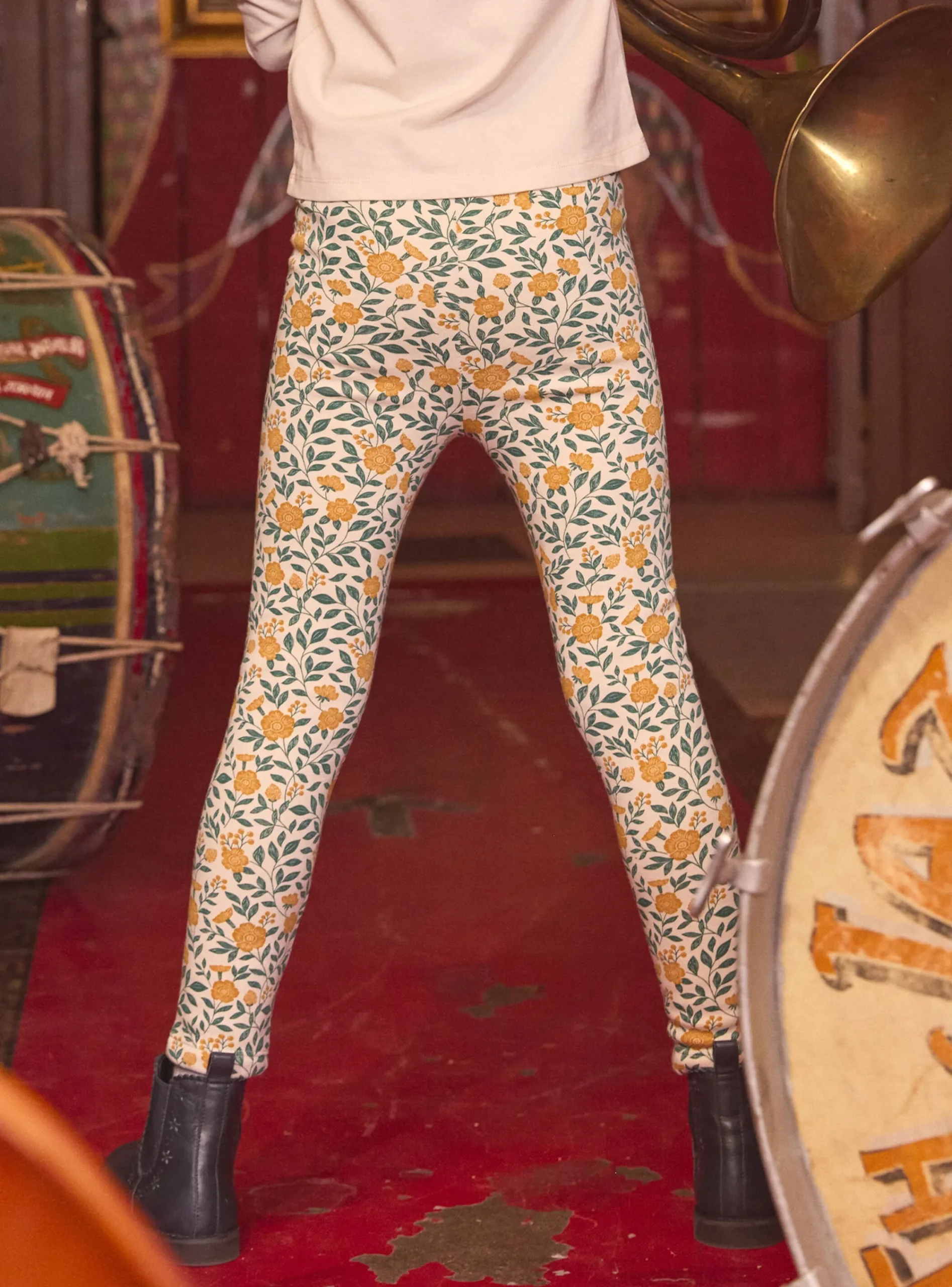 Trousers, Jeans And Legging-Sergent Major off white LEGGINGS (bottom)