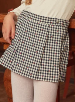 Skirt, Shorts-Sergent Major Off white MINI SHORT SKIRT