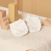 Hat, Mittens-Sergent Major Off white NEWBORN MITTENS