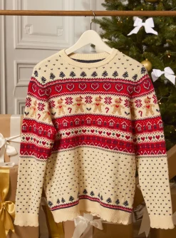 Knitwear, Sweater, Cardigan-Sergent Major Off white PULLOVER