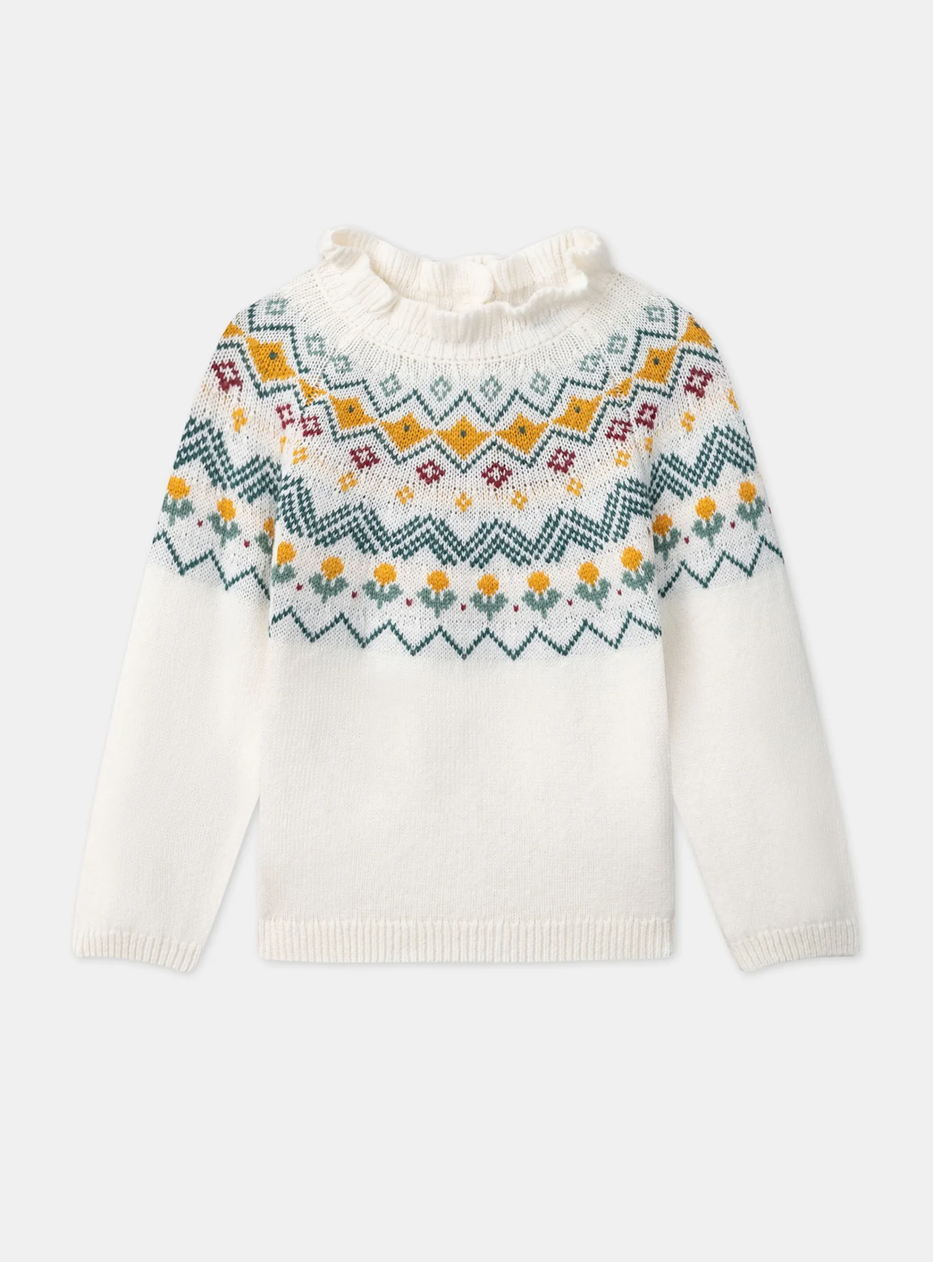 Knitwear, Sweater, Cardigan-Sergent Major off white PULLOVER