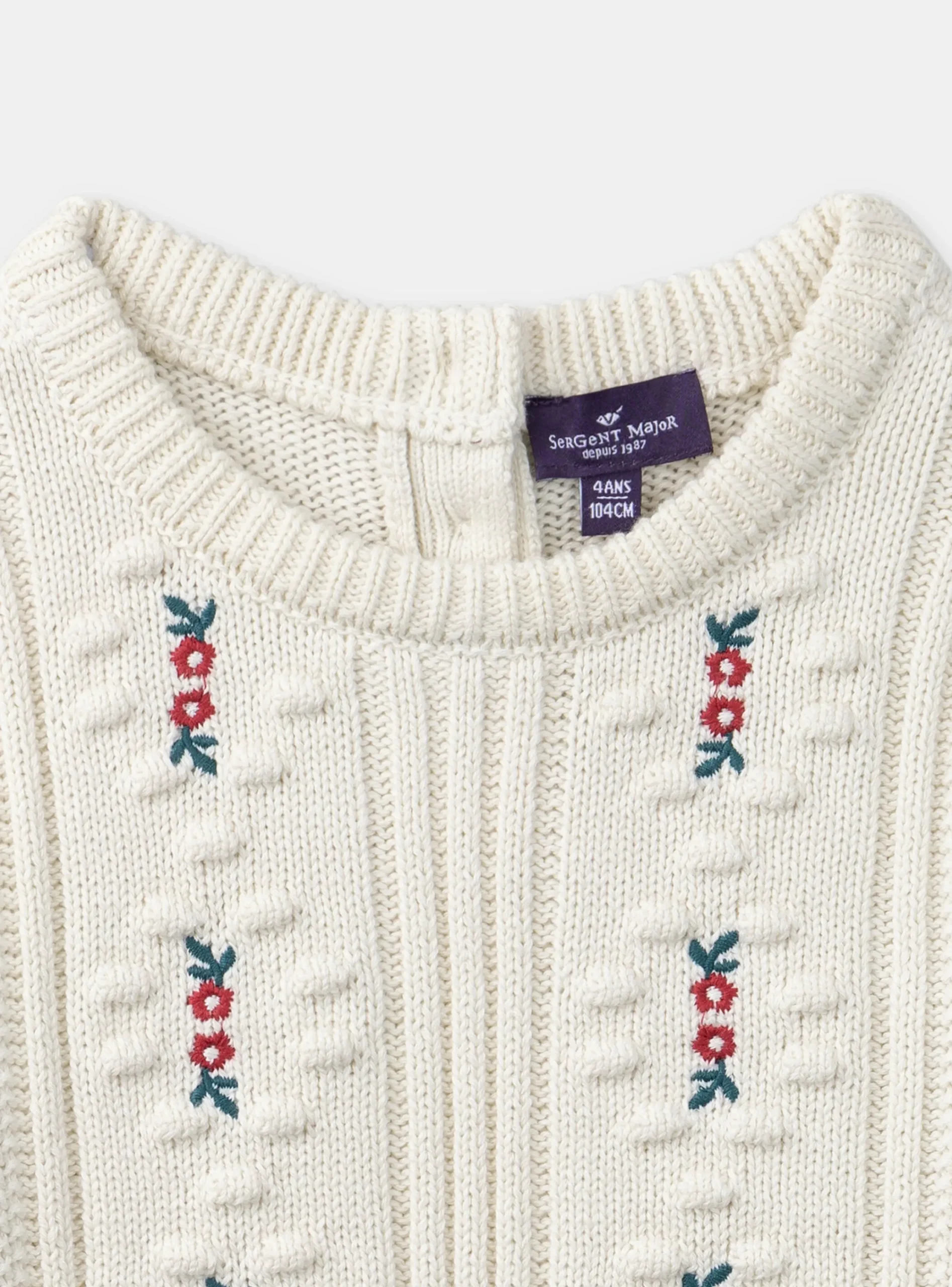 Knitwear, Sweater, Cardigan-Sergent Major Off white PULLOVER