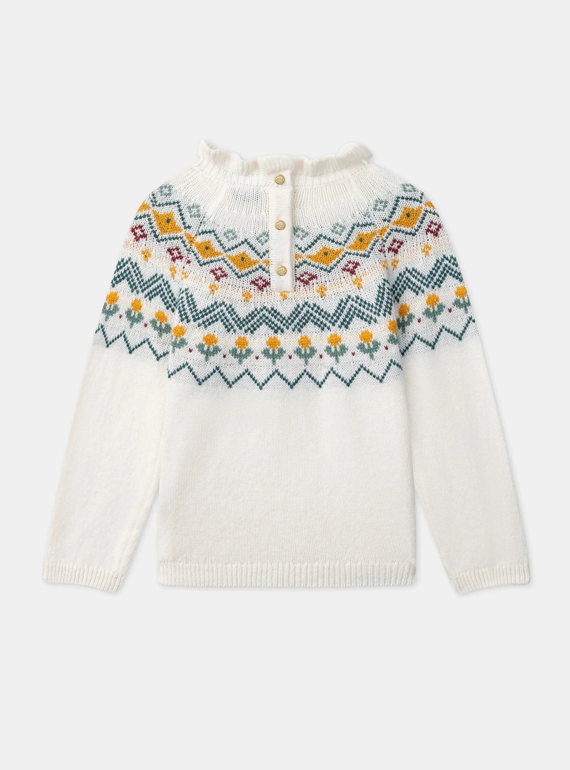 Knitwear, Sweater, Cardigan-Sergent Major off white PULLOVER