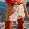 Skirt, Shorts-Sergent Major Off white SHORTS