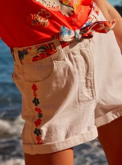 Skirt, Shorts-Sergent Major Off white SHORTS