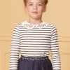 Shirt, T-shirt-Sergent Major Off white TEE SHIRT LS