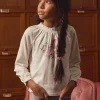 Shirt, T-shirt-Sergent Major Off white TEE SHIRT LS