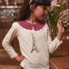 Shirt, T-shirt-Sergent Major Off white TEE SHIRT LS
