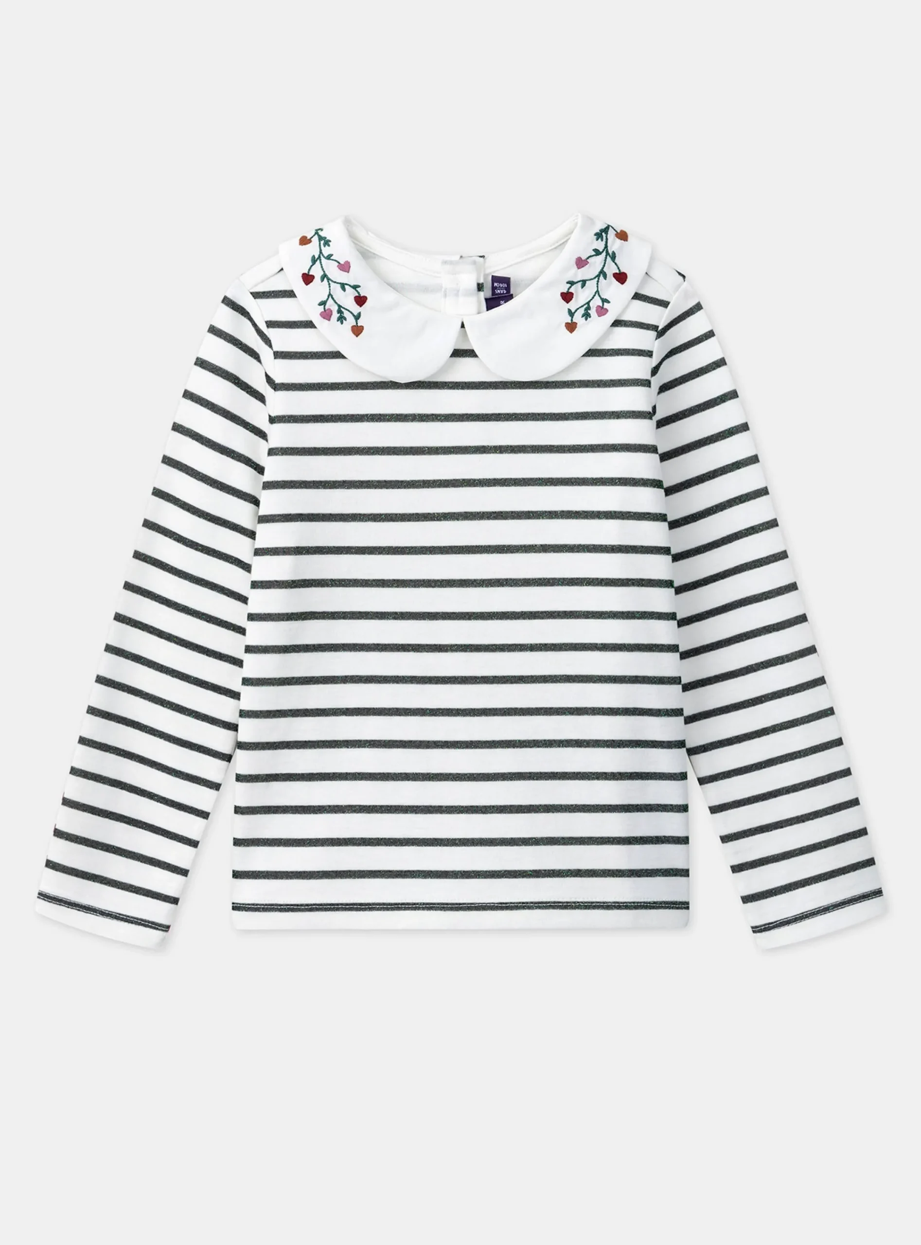 Shirt, T-shirt-Sergent Major Off white TEE SHIRT LS