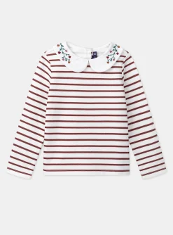 Shirt, T-shirt-Sergent Major Off white TEE SHIRT LS