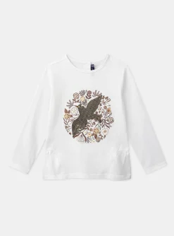 Shirt, T-shirt-Sergent Major Off white TEE SHIRT LS