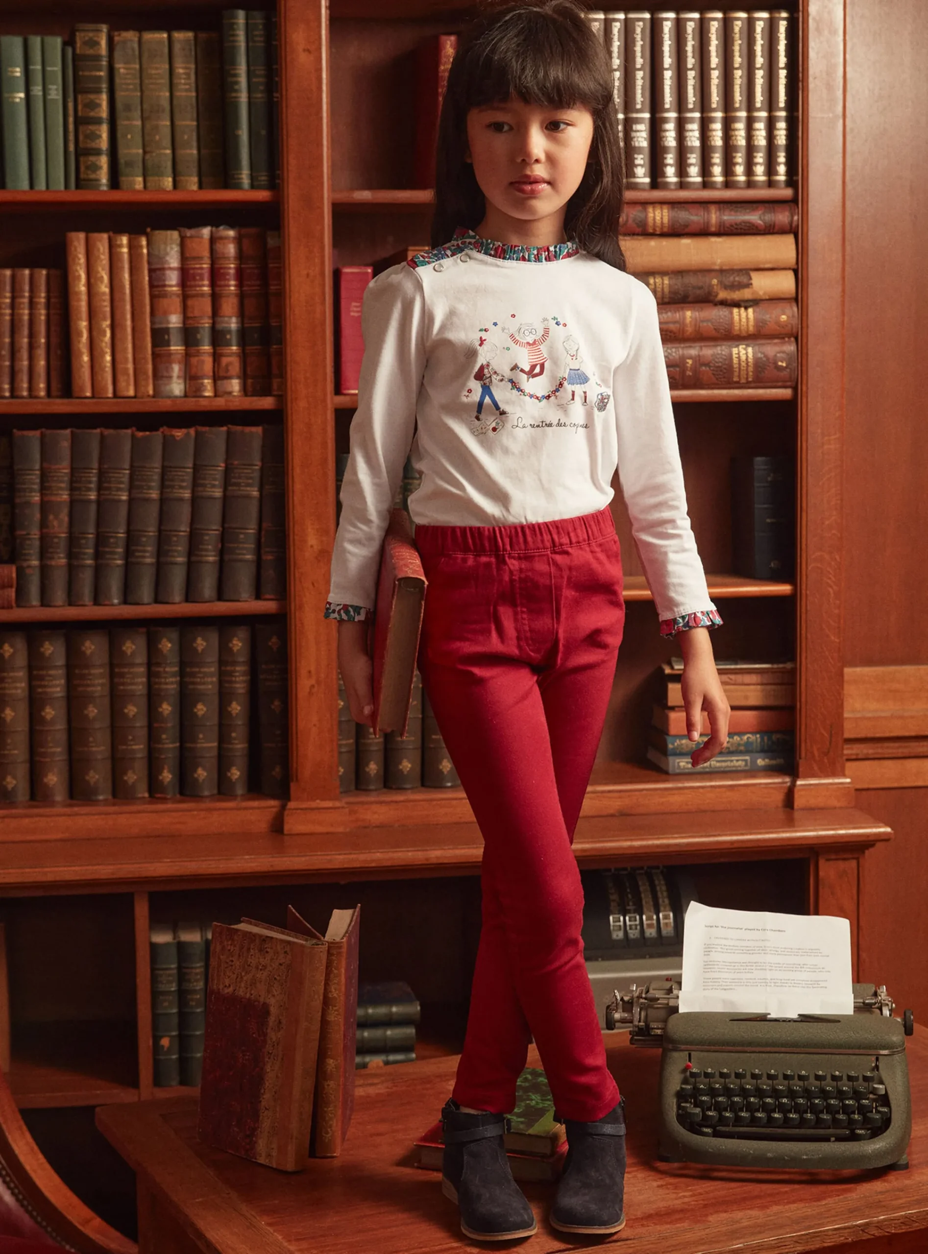 Shirt, T-shirt-Sergent Major Off white TEE SHIRT LS