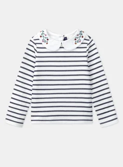 Shirt, T-shirt-Sergent Major Off white TEE SHIRT LS