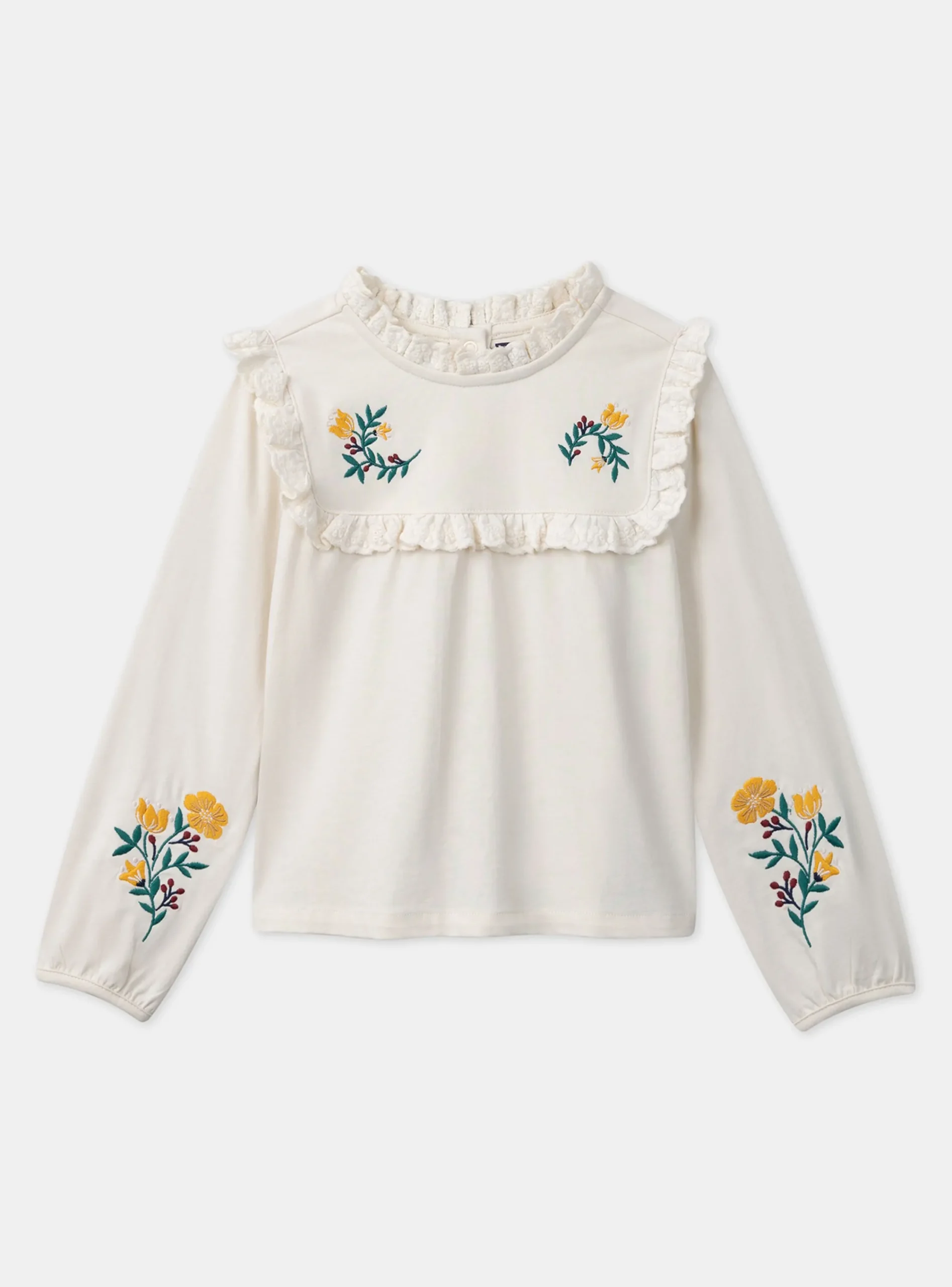 Shirt, T-shirt-Sergent Major off white TEE SHIRT LS