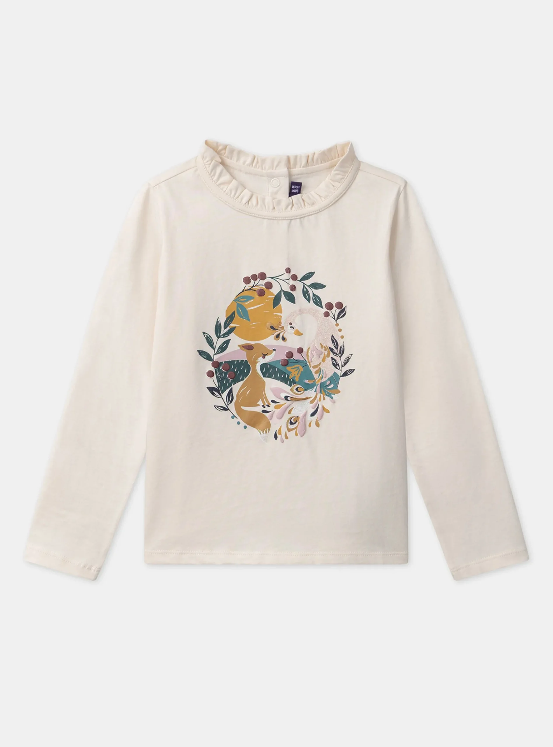 Shirt, T-shirt-Sergent Major off white TEE SHIRT LS