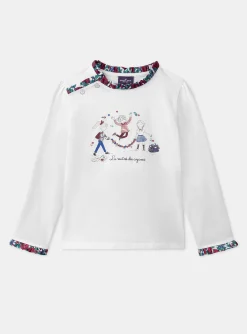 Shirt, T-shirt-Sergent Major Off white TEE SHIRT LS