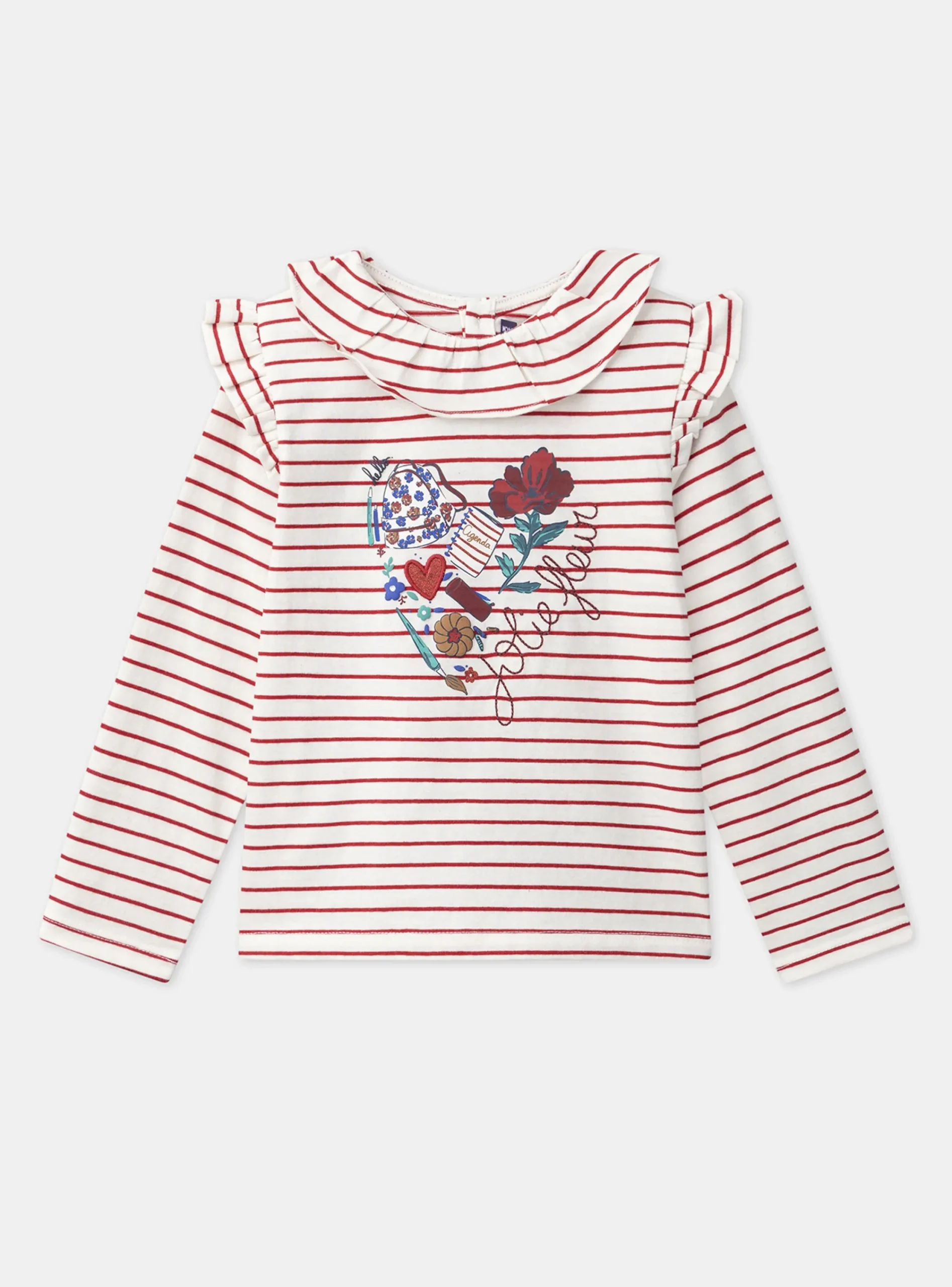 Shirt, T-shirt-Sergent Major Off white TEE SHIRT LS